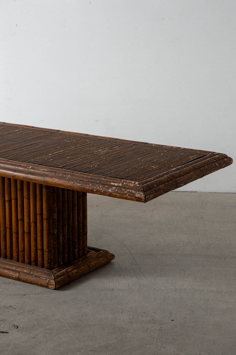 Dining Table in Bamboo and Wood