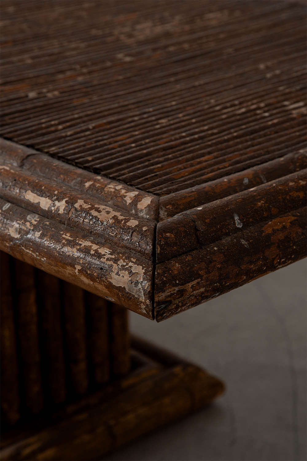 Dining Table in Bamboo and Wood