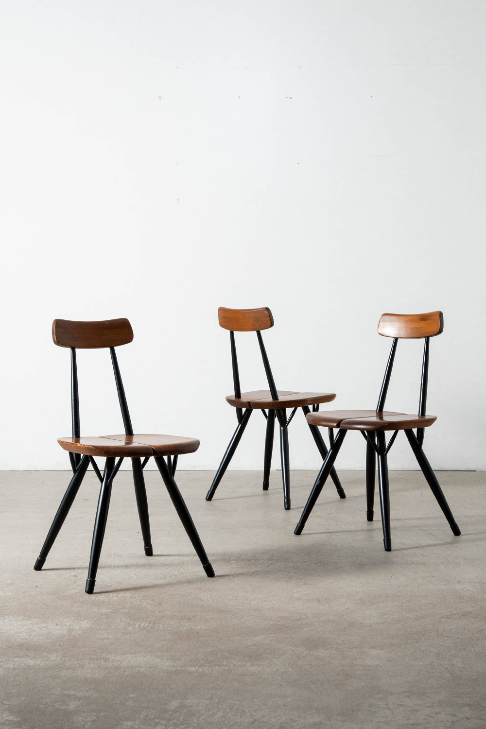 ‘Pirkka’ Chair by Ilmari Tapiovaara for Laukaan Puu in Wood