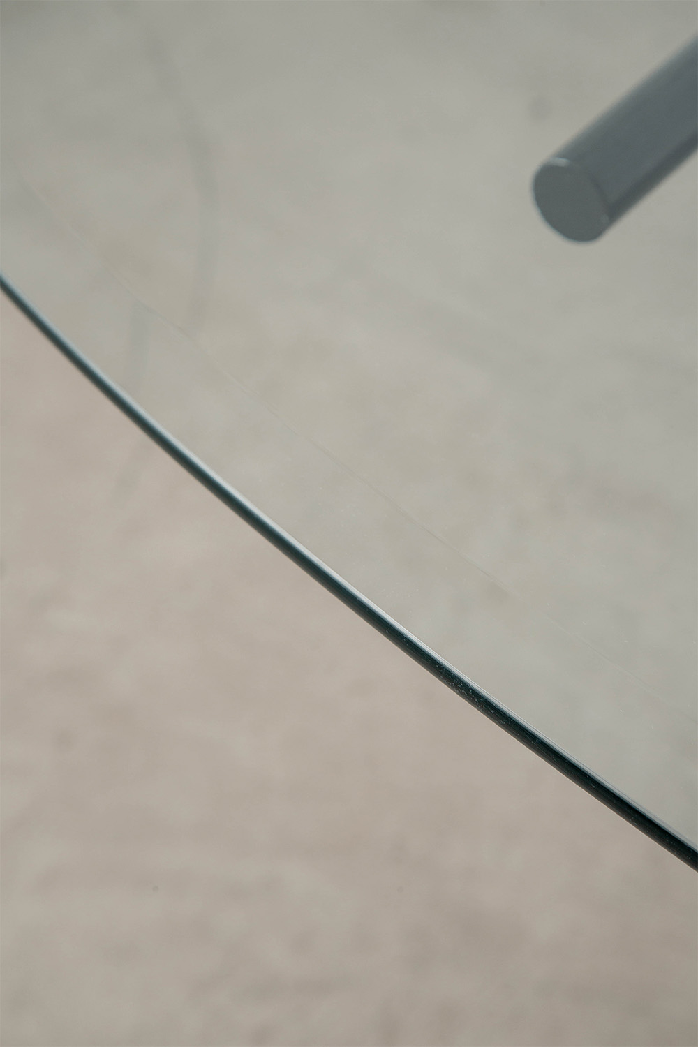 Dining Table in Glass , Marble and Steel