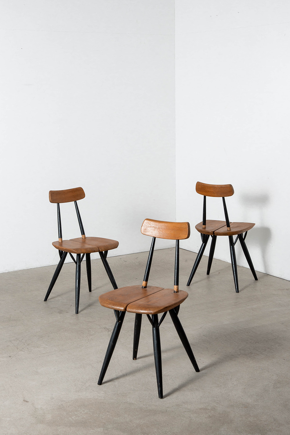 ‘Pirkka’ Chair by Ilmari Tapiovaara for Laukaan Puu in Wood