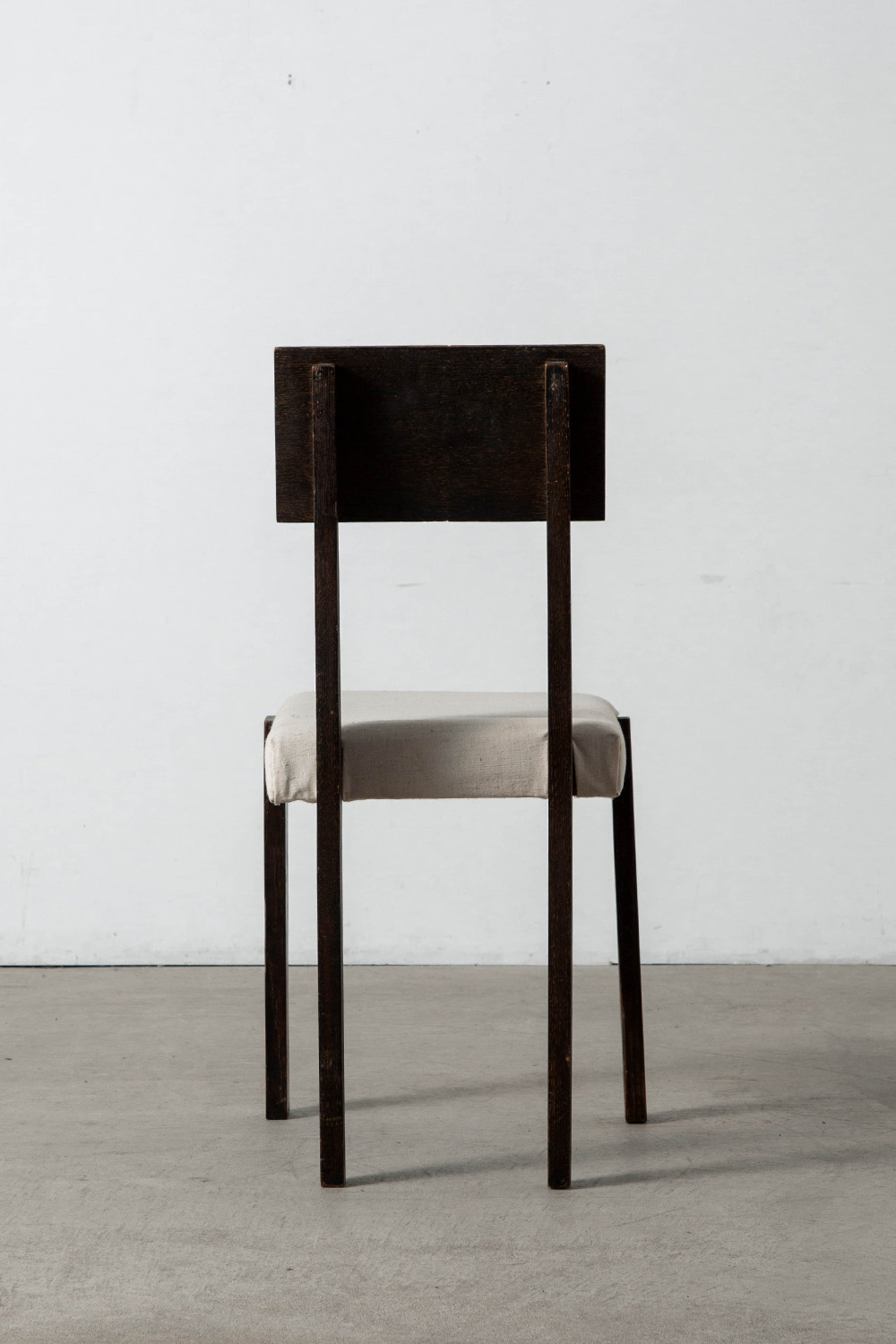 Dining Chair by André Sornay for Sornay Meubles in Wood and Fabric