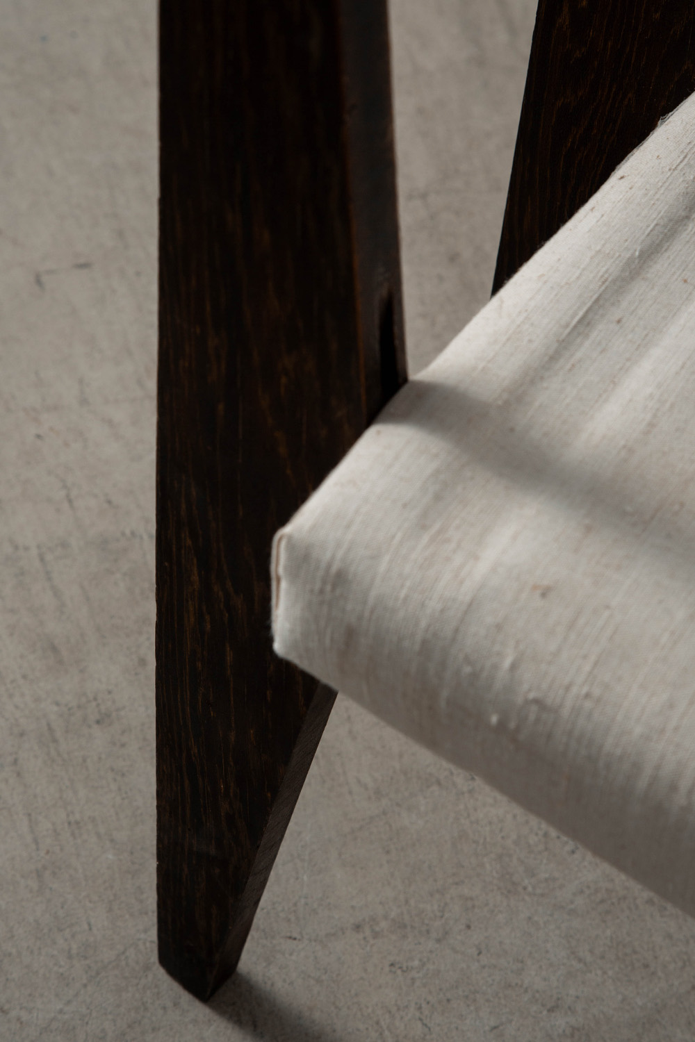 Dining Chair by André Sornay for Sornay Meubles in Wood and Fabric