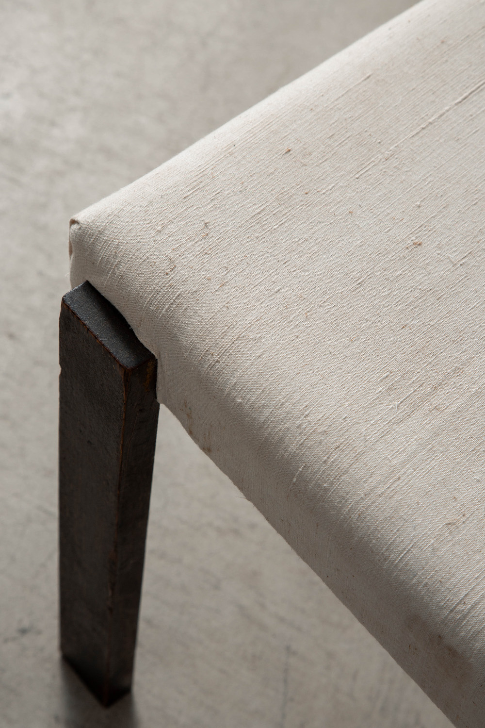 Dining Chair by André Sornay for Sornay Meubles in Wood and Fabric