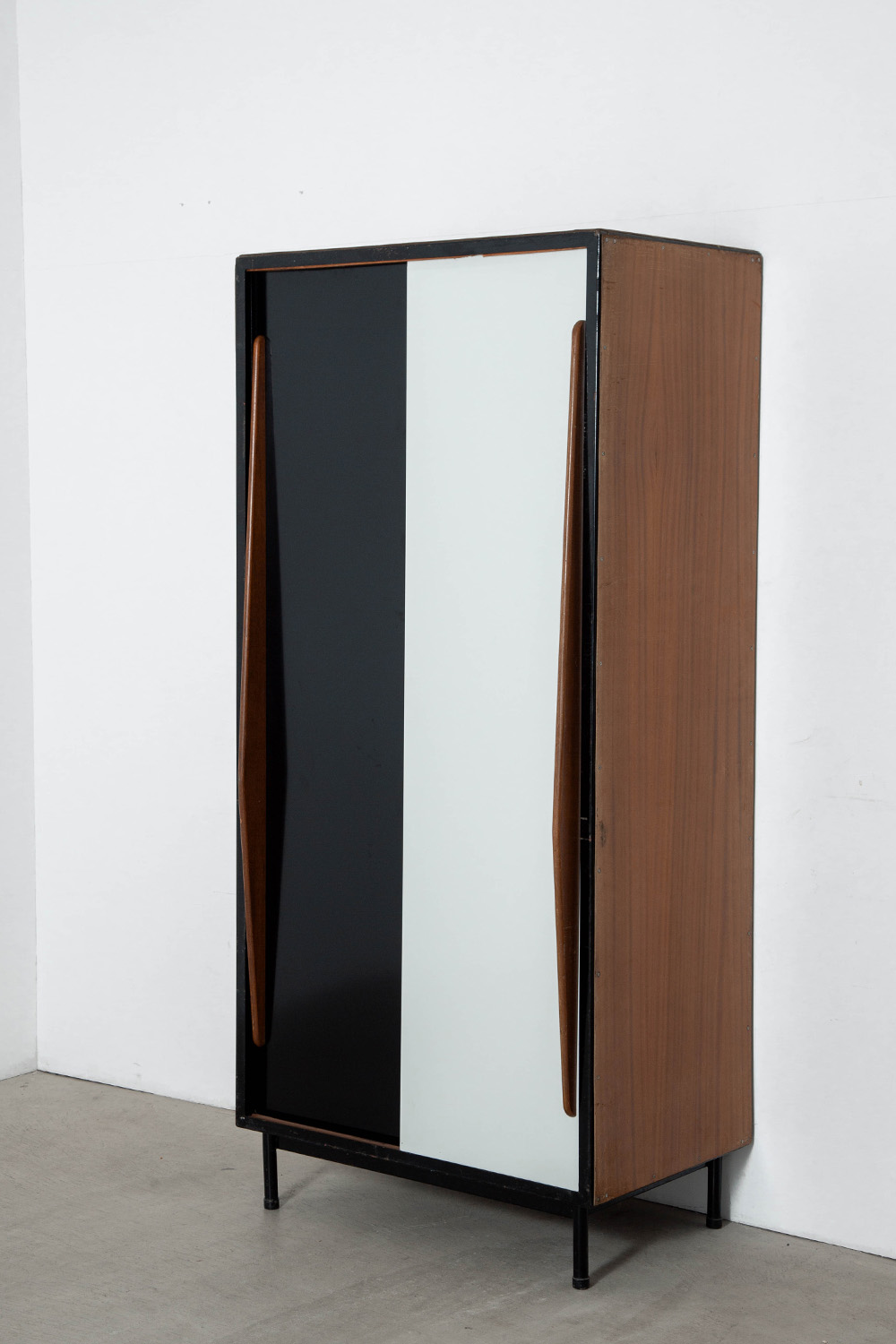 Wardrobe by Willy Van Der Meeren for Tubax in Metal and Wood