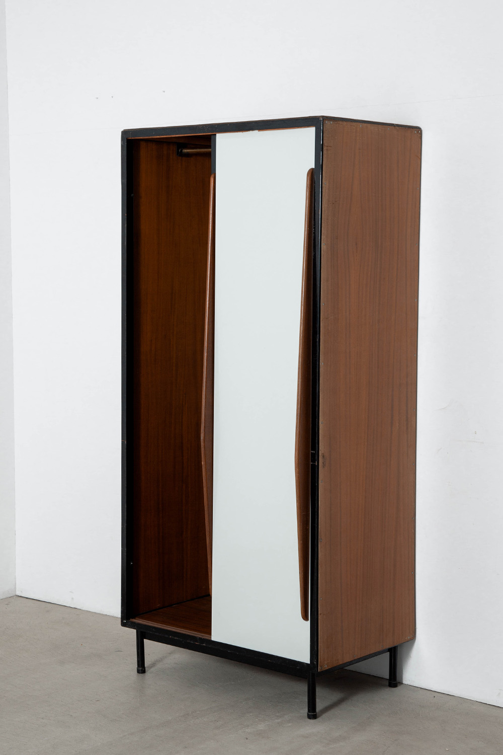 Wardrobe by Willy Van Der Meeren for Tubax in Metal and Wood