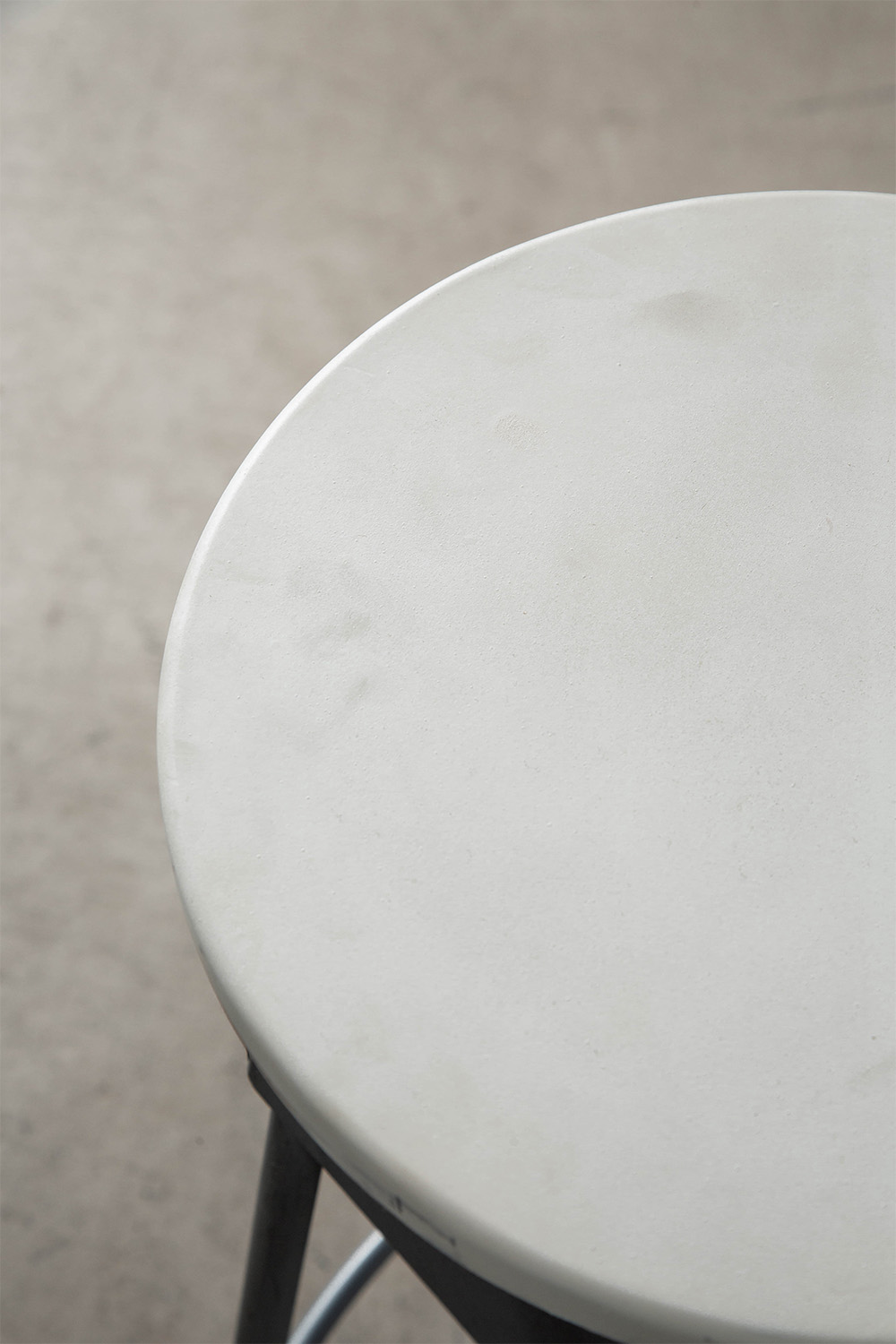 Counter Stool by Kristian Gavoille for Disform in Shilver and Metal