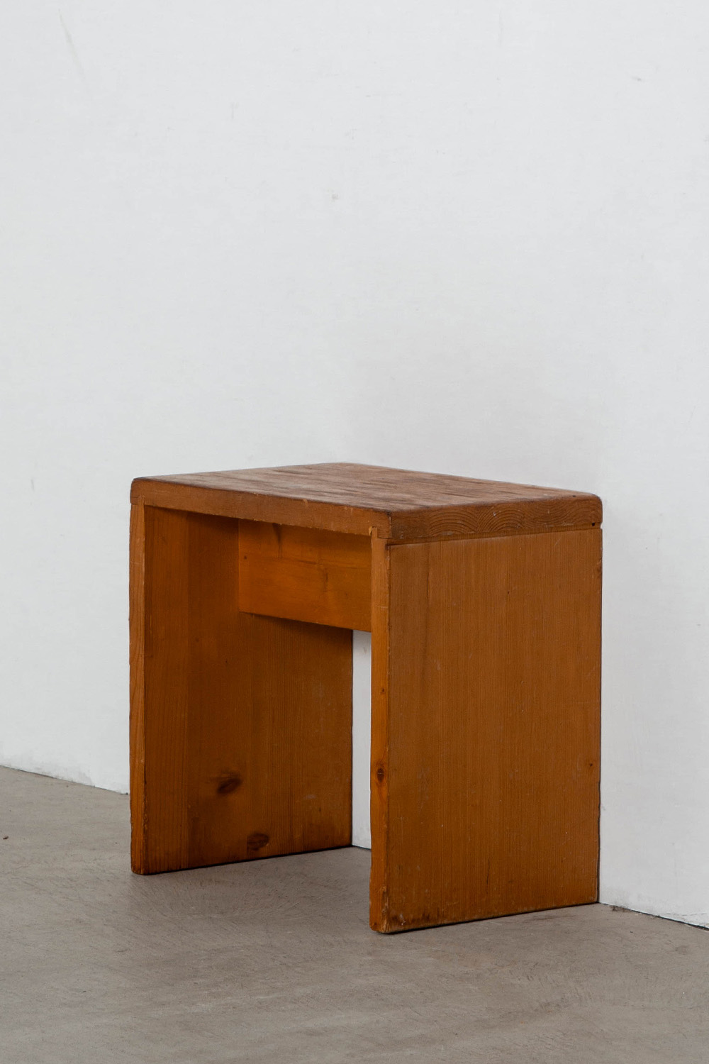 Stool by Charlotte Perriand for Les Arcs in Pine