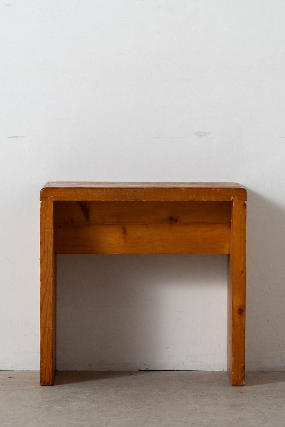 Stool by Charlotte Perriand for Les Arcs in Pine