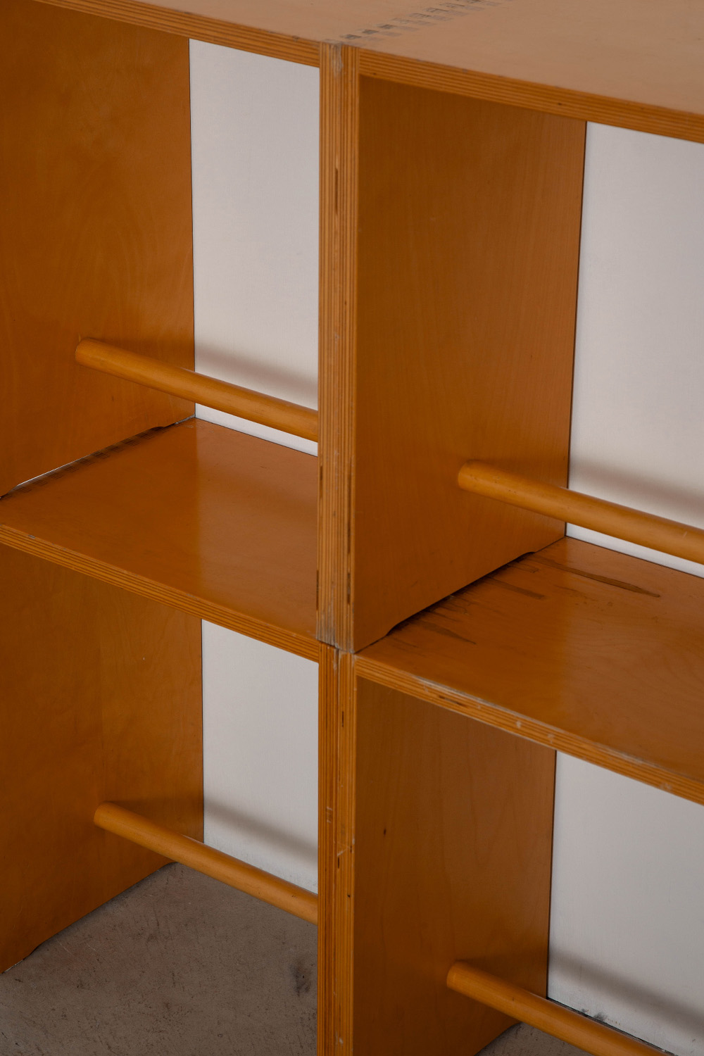 ‘Sgabillo’ Stool and Side Table by Max Bill for Zanotta in beech