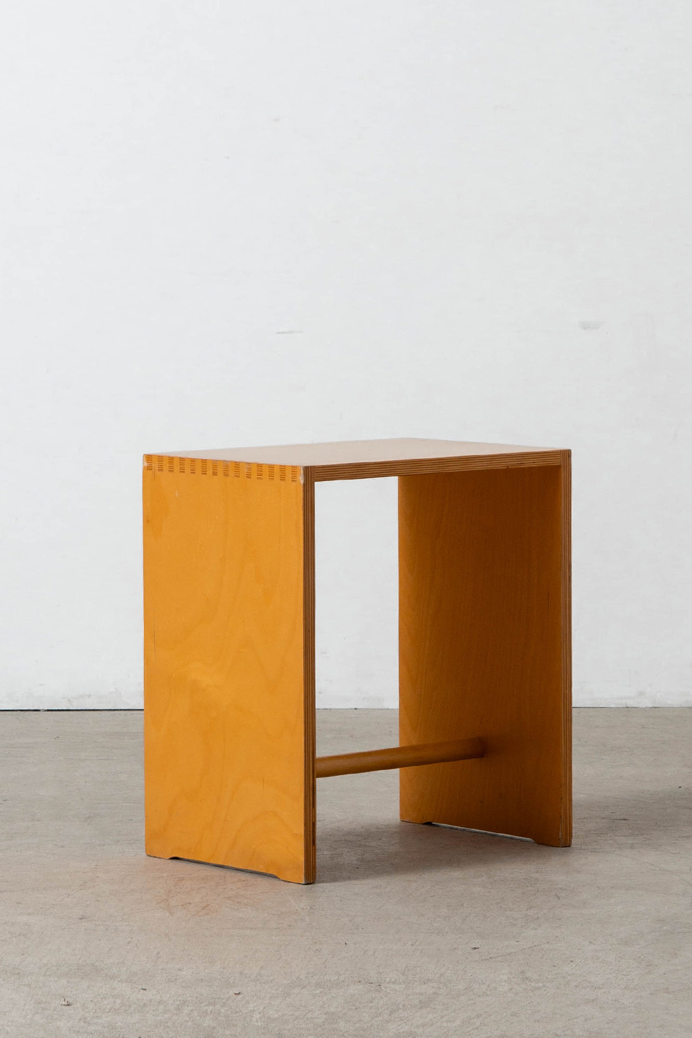 ‘Sgabillo’ Stool and Side Table by Max Bill for Zanotta in beech