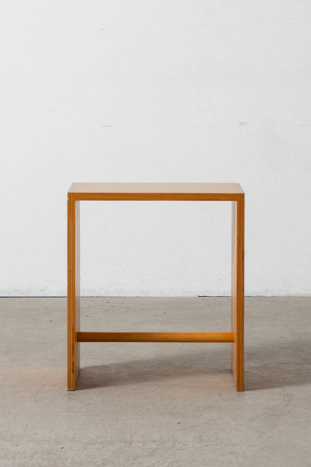 ‘Sgabillo’ Stool and Side Table by Max Bill for Zanotta in beech
