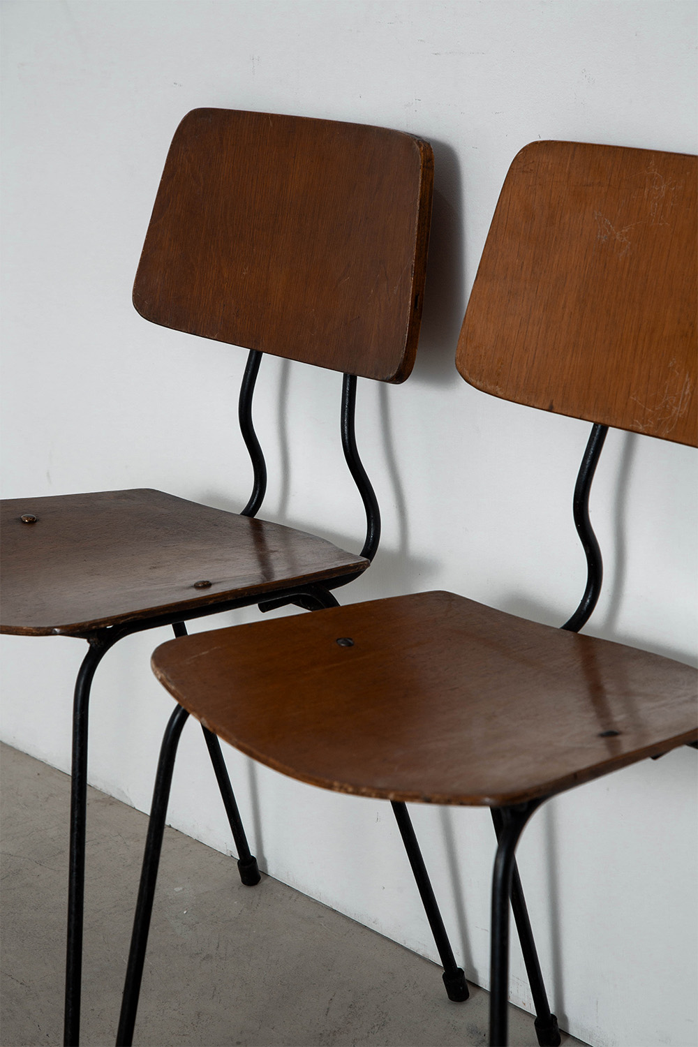 Dining Chair in Wood and Steel