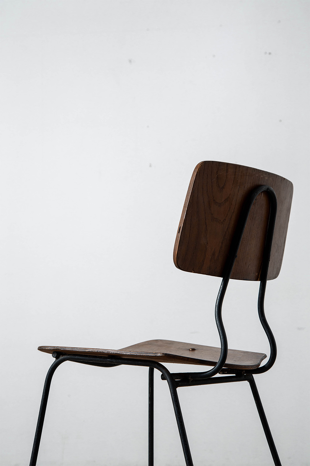 Dining Chair in Wood and Steel