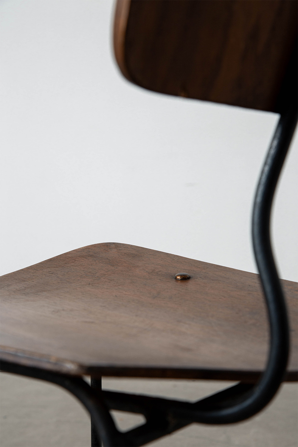 Dining Chair in Wood and Steel