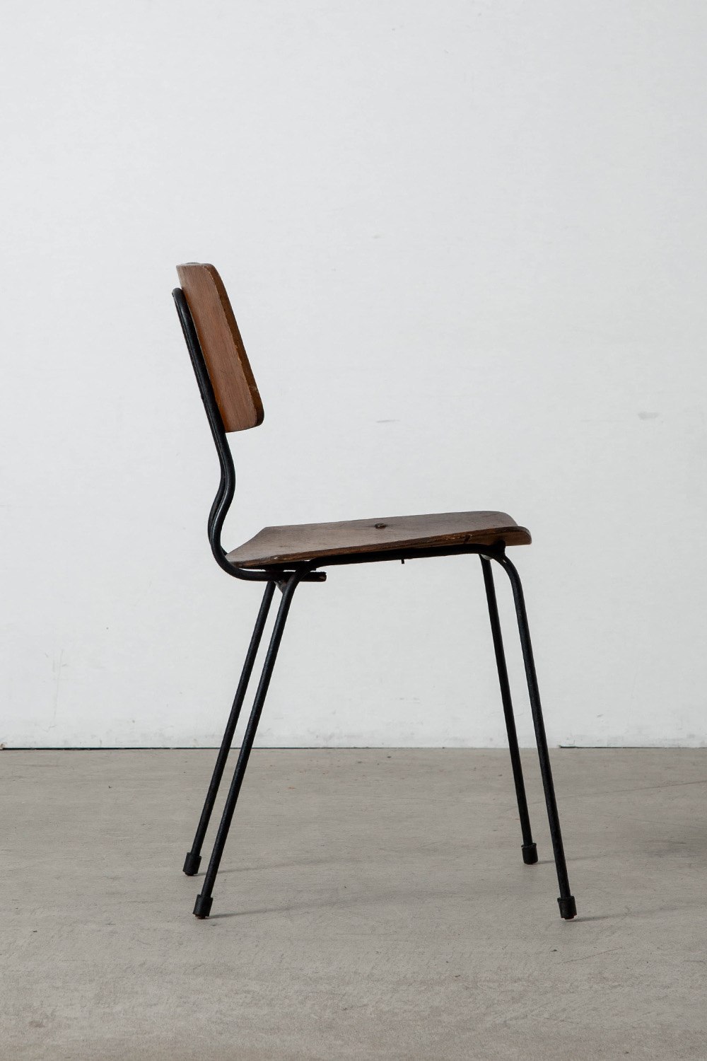 Dining Chair in Wood and Steel