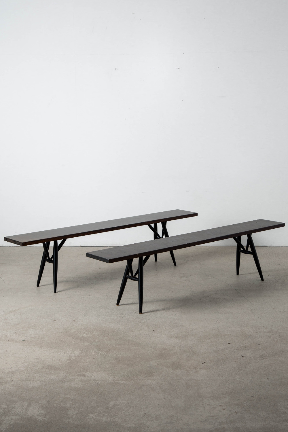 ‘Pirkka’ Bench by Ilmari Tapiovaara for Laukaan Puu in Wood