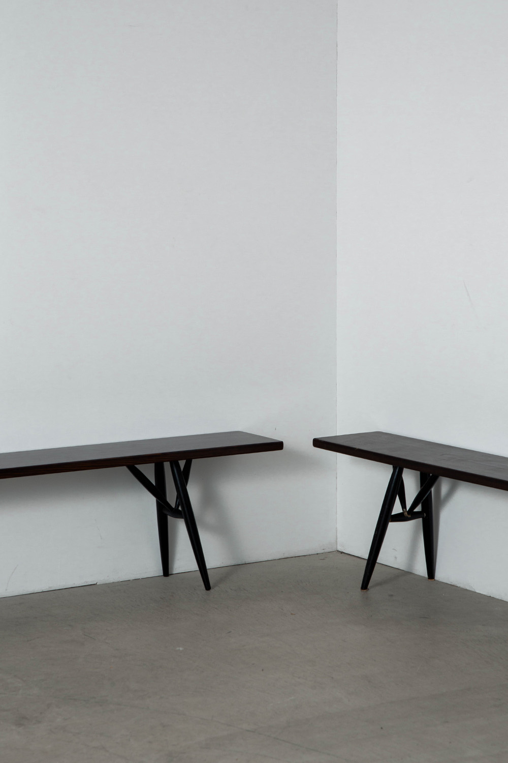 ‘Pirkka’ Bench by Ilmari Tapiovaara for Laukaan Puu in Wood