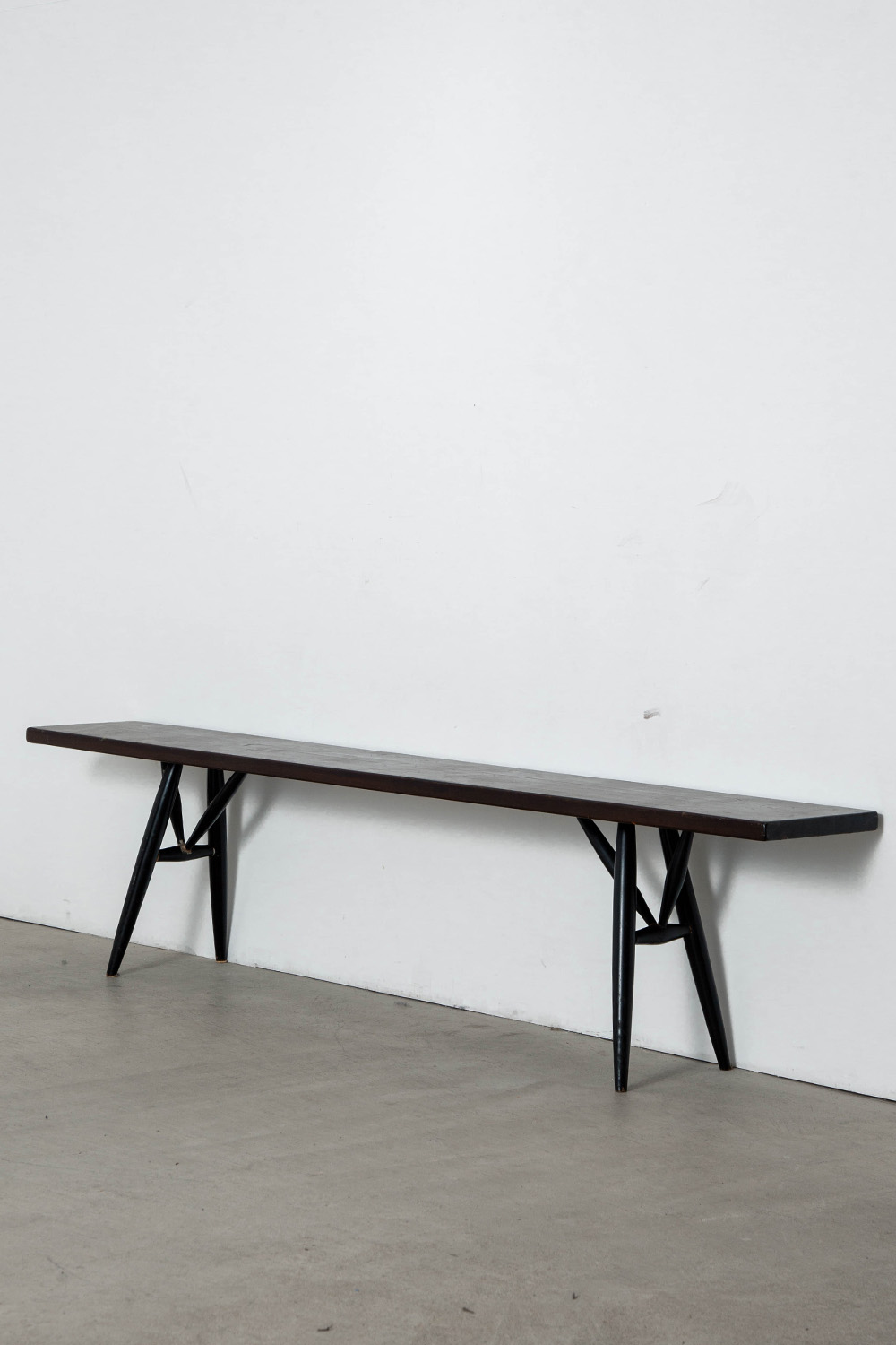 ‘Pirkka’ Bench by Ilmari Tapiovaara for Laukaan Puu in Wood