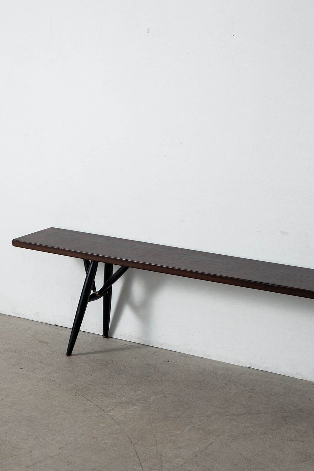 ‘Pirkka’ Bench by Ilmari Tapiovaara for Laukaan Puu in Wood