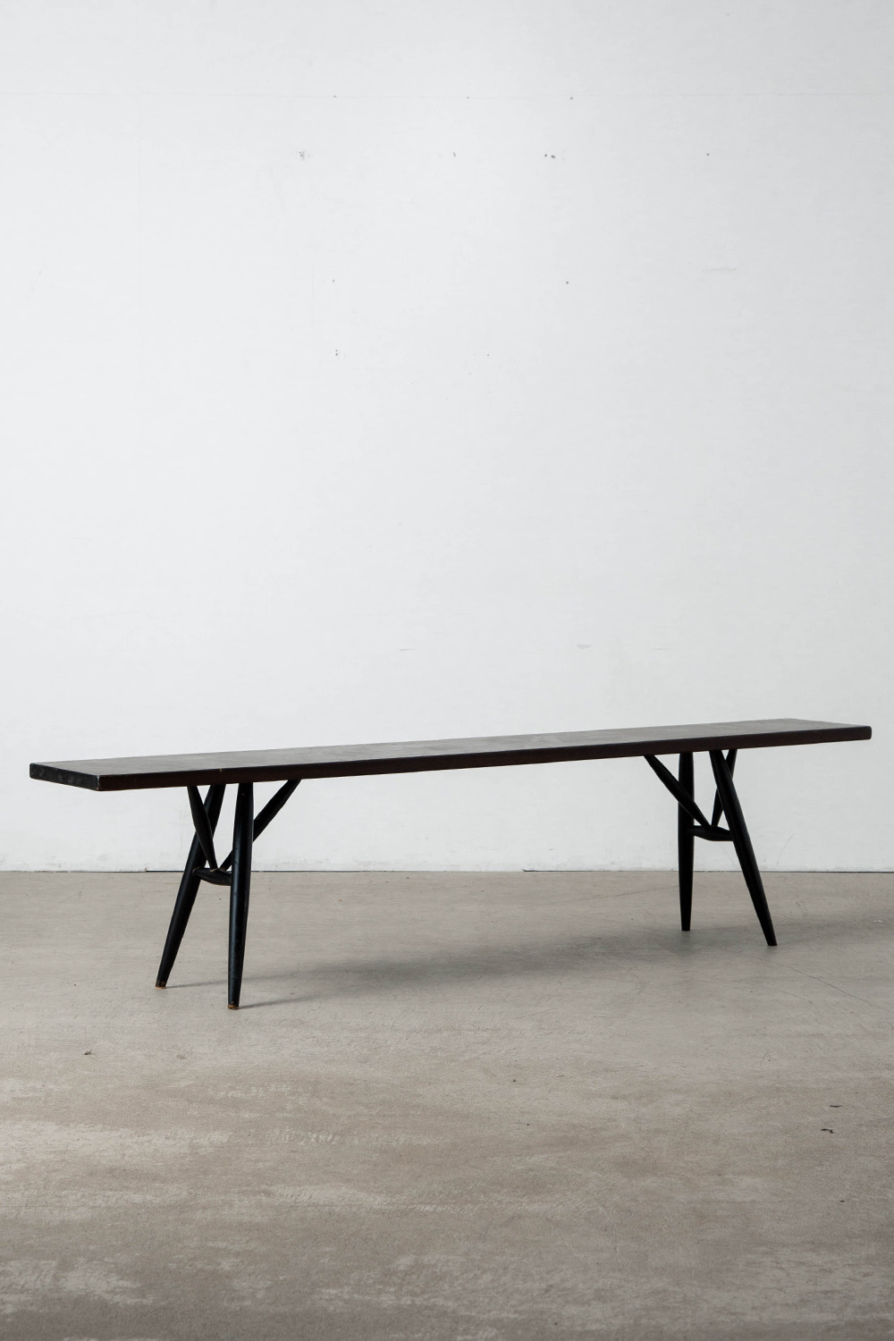 ‘Pirkka’ Bench by Ilmari Tapiovaara for Laukaan Puu in Wood
