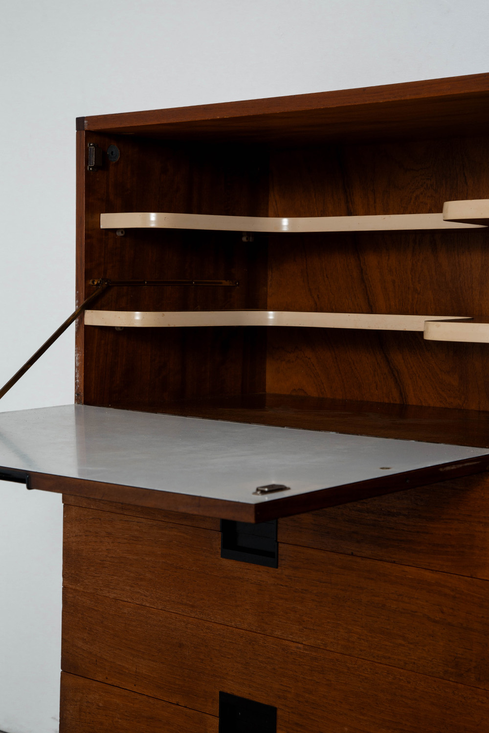 ‘CU01’ Cabinet By Cees Braakman for Pastoe in Teak and Steel