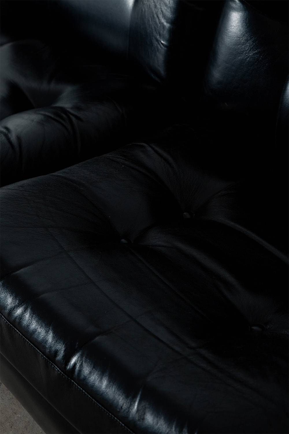 Vintage Sofa in Cow Leather