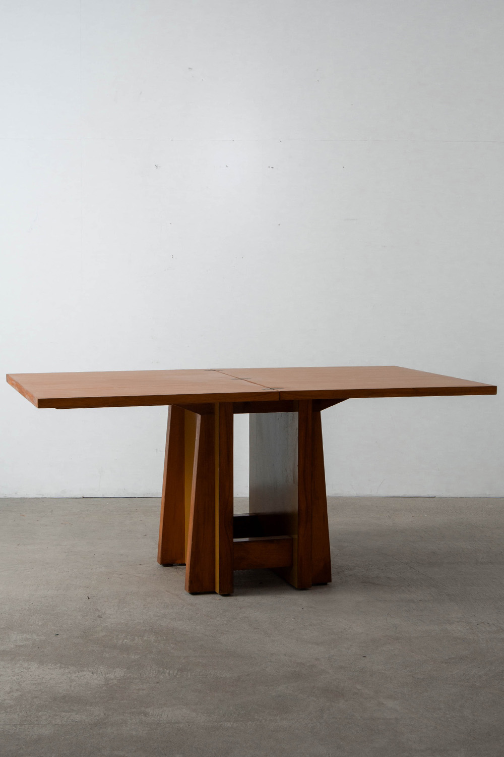 Architectural Extension Dining Table in Wood