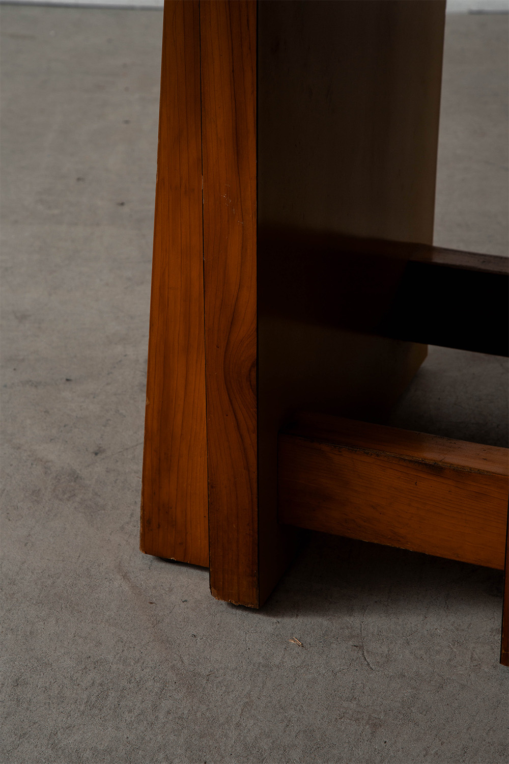 Architectural Extension Dining Table in Wood