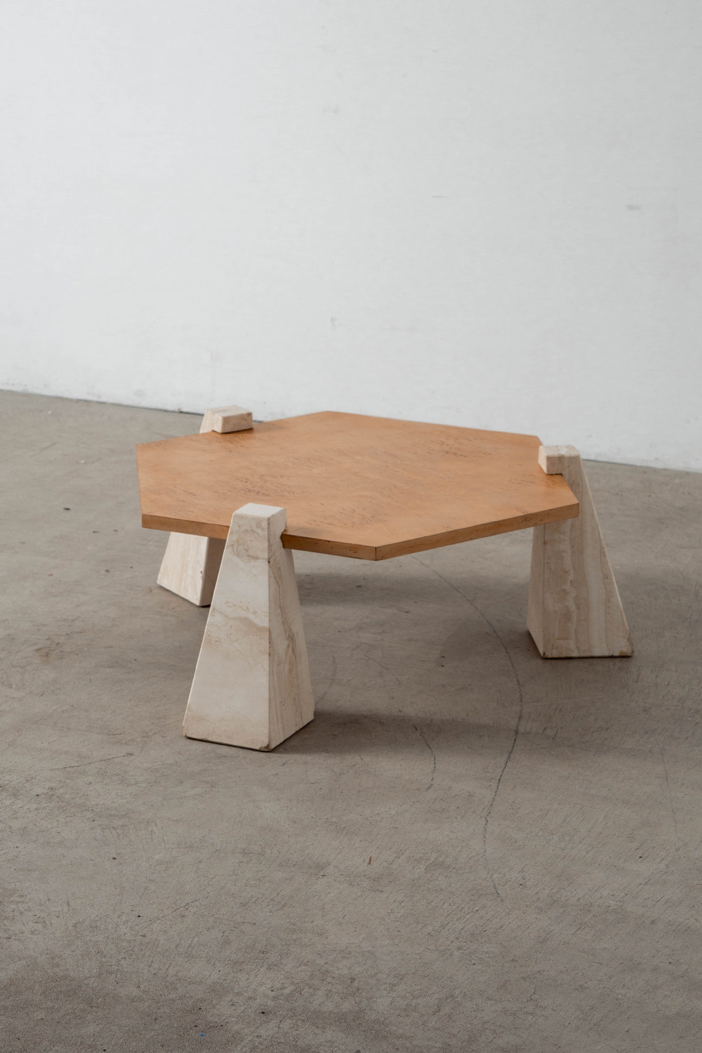 Coffee Table in Travertine