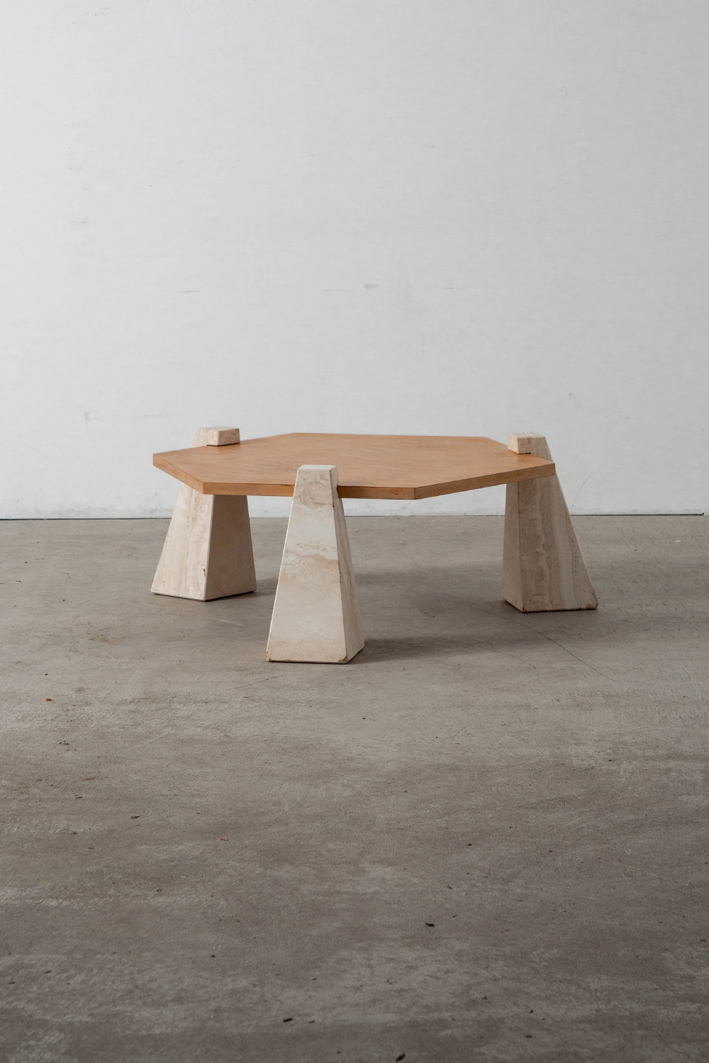 Coffee Table in Travertine