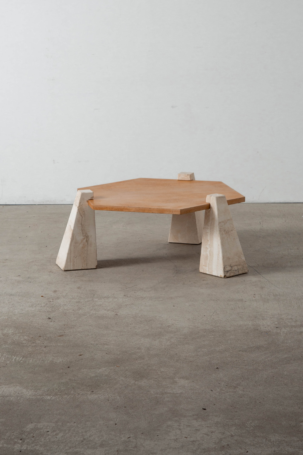 Coffee Table in Travertine