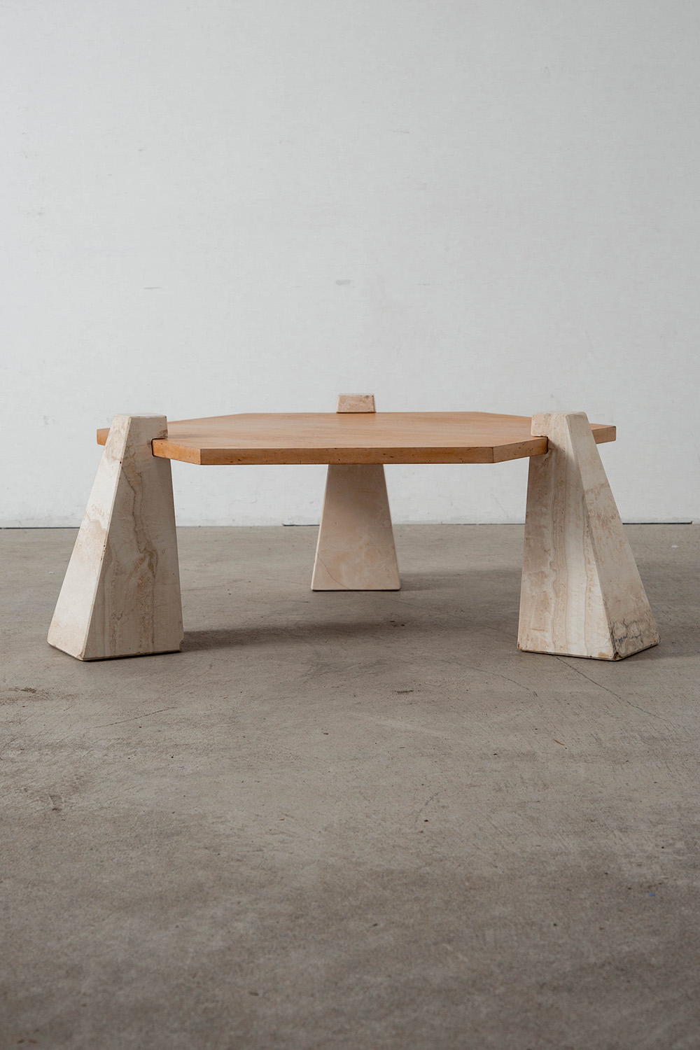 Coffee Table in Travertine