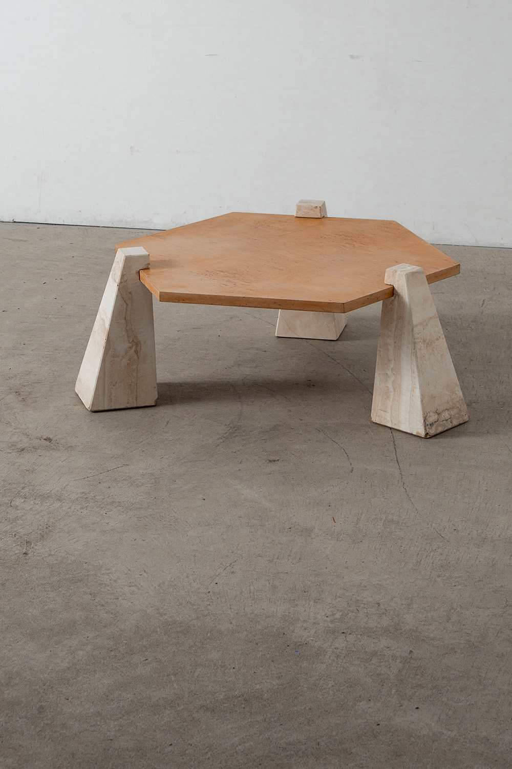 Coffee Table in Travertine