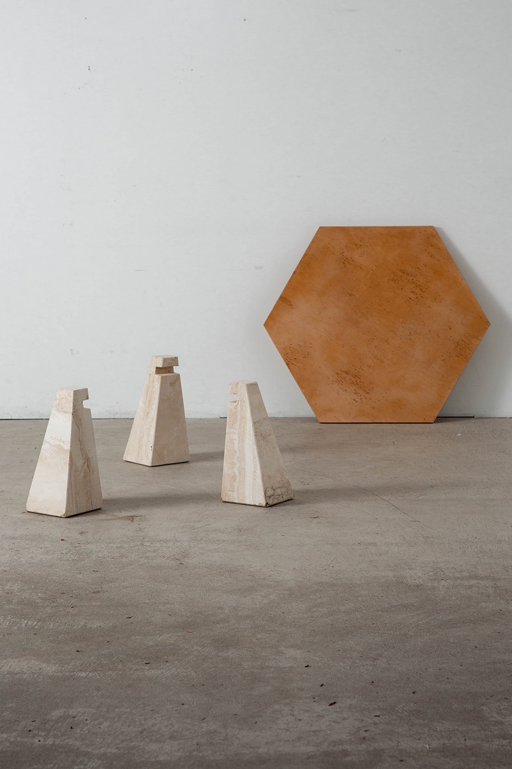 Coffee Table in Travertine