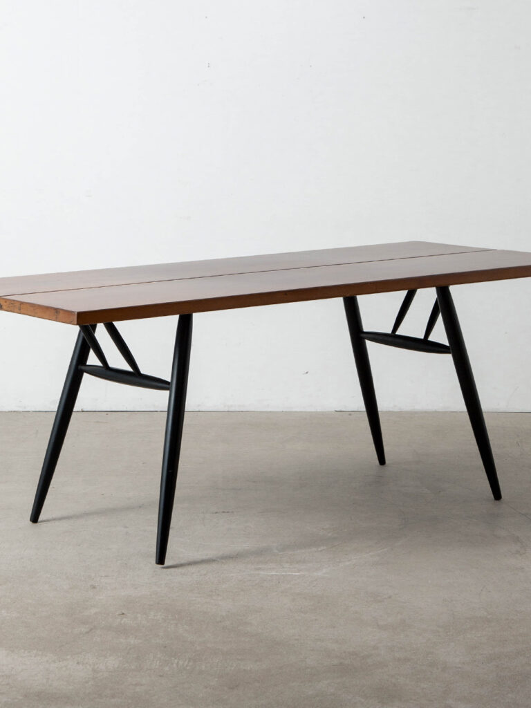 ‘Pirkka’ Dining Table by Ilmari Tapiovaara for Laukaan Puu in Wood