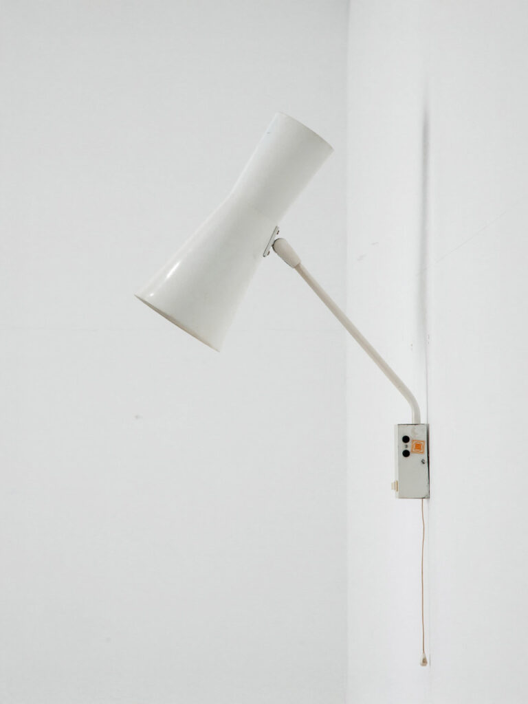 Wall Lamp for LITA in Steel and White