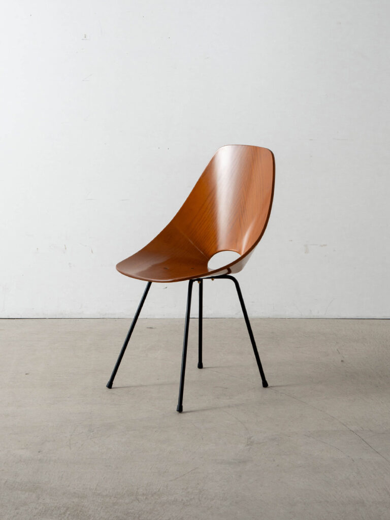 Medea Chair by Vittorio Nobili for Medea in Ash and Steel