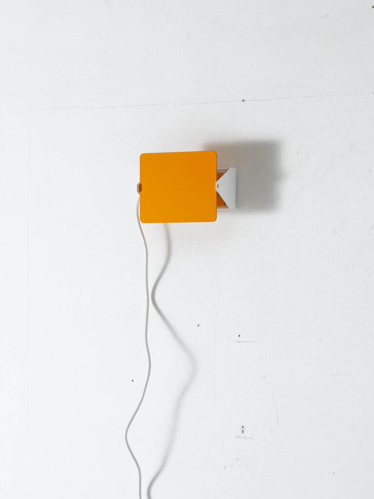 Applique À Volet Pivotant Wall Lamp by Charlotte Perriand for NEMO in Yellow