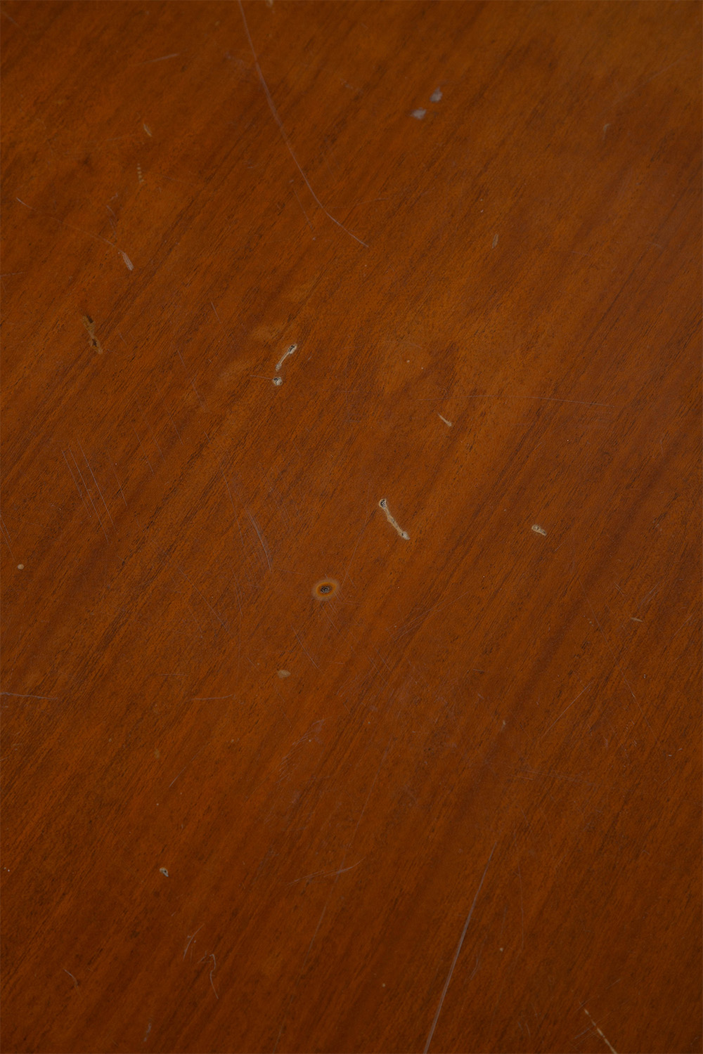 Coffee Table in Wood and Rattan