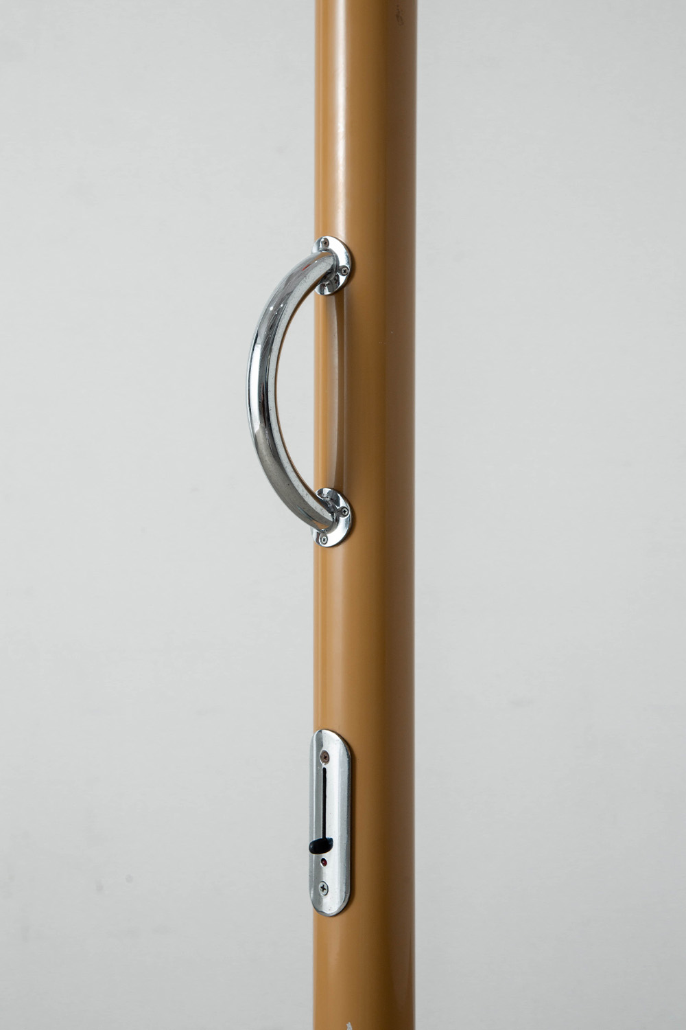 ‘Callimaco’ Floor Lamp by Ettore Sottsass for Artemide in Steel