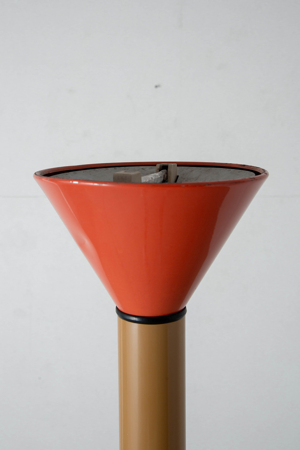 ‘Callimaco’ Floor Lamp by Ettore Sottsass for Artemide in Steel