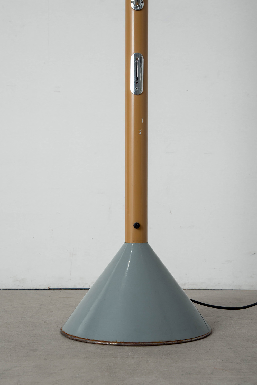 ‘Callimaco’ Floor Lamp by Ettore Sottsass for Artemide in Steel
