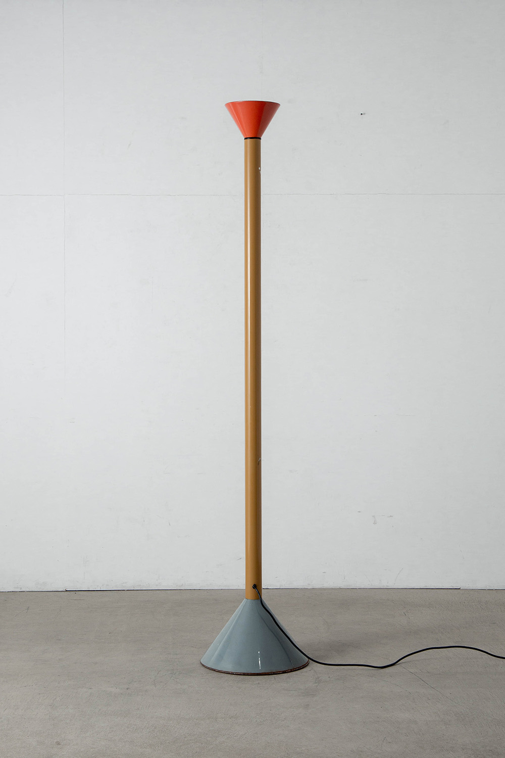 ‘Callimaco’ Floor Lamp by Ettore Sottsass for Artemide in Steel