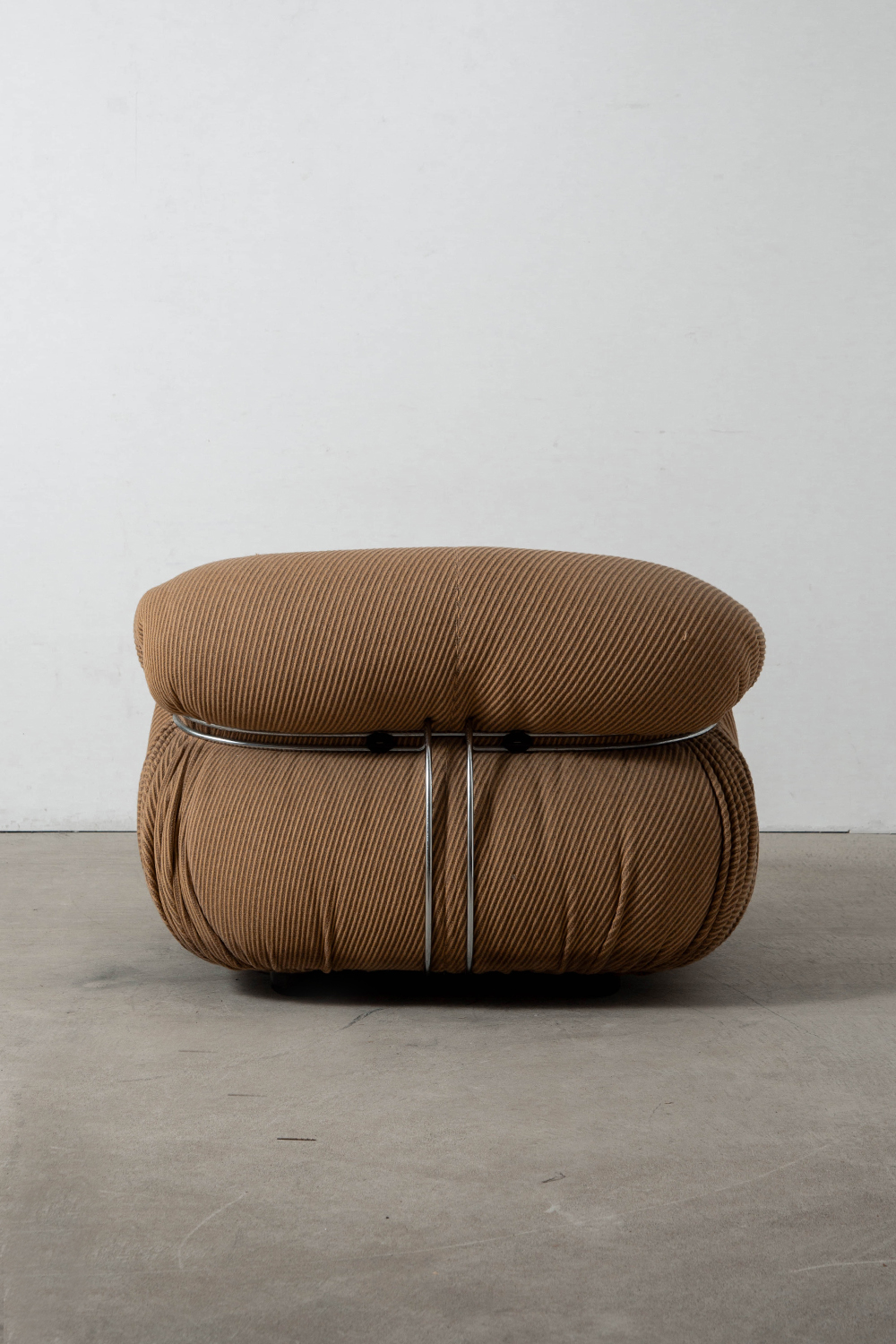 SORIANA Sofa by Afra and Tobia Scarpa for Cassina in Fabric and Chrome