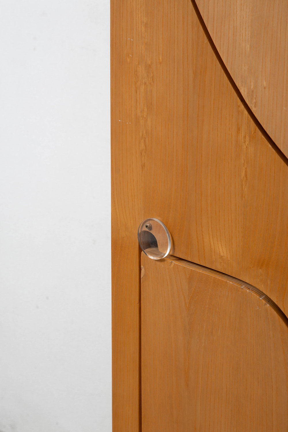 Bookcase with Flap Table by Anonima Design for Bonetto in Birch