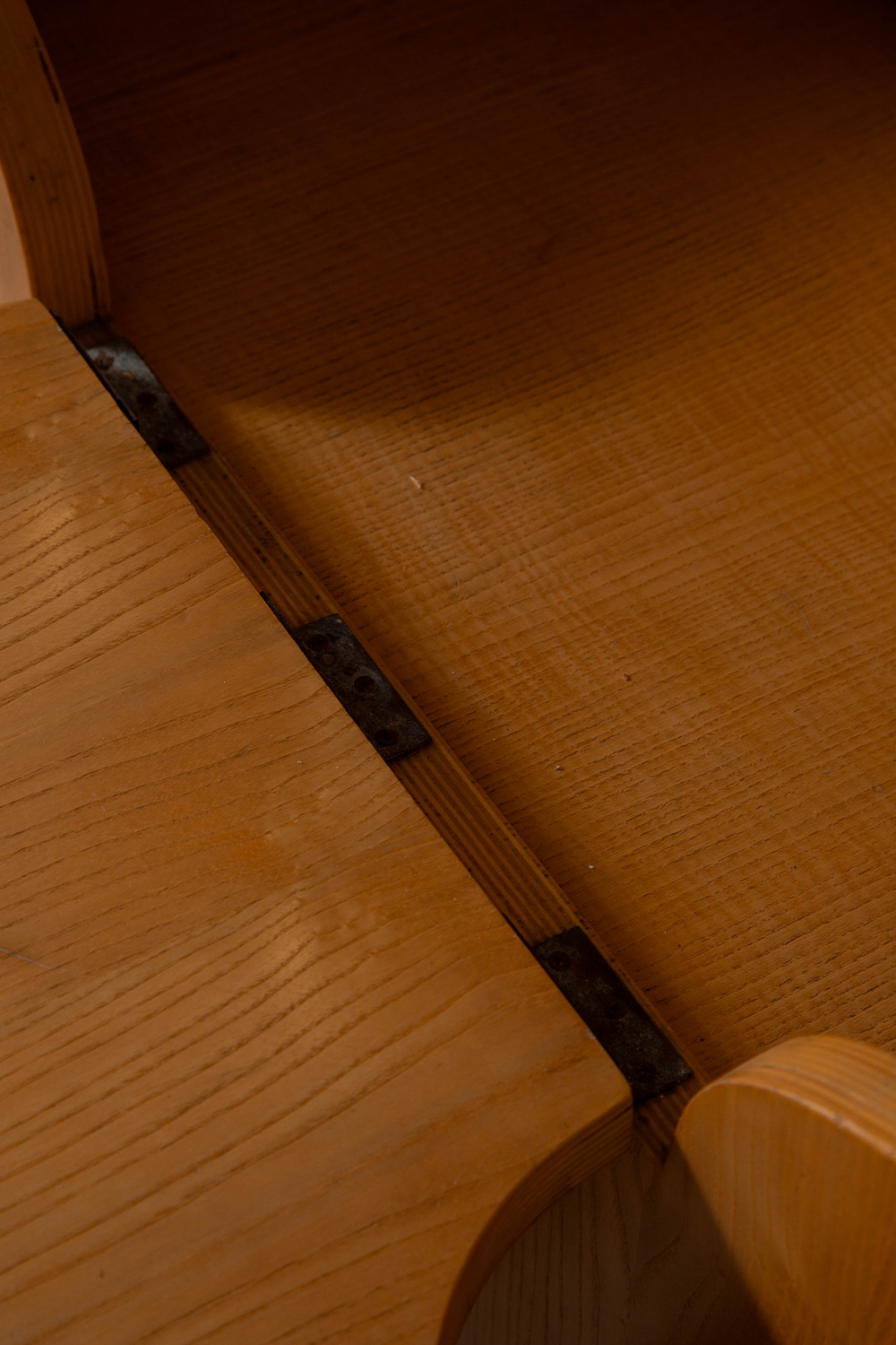 Bookcase with Flap Table by Anonima Design for Bonetto in Birch