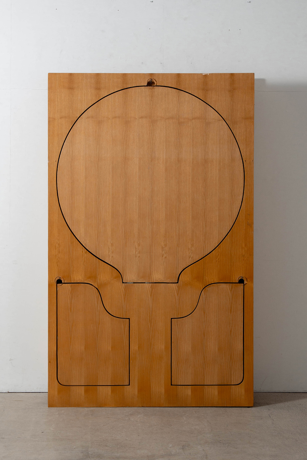 Bookcase with Flap Table by Anonima Design for Bonetto in Birch