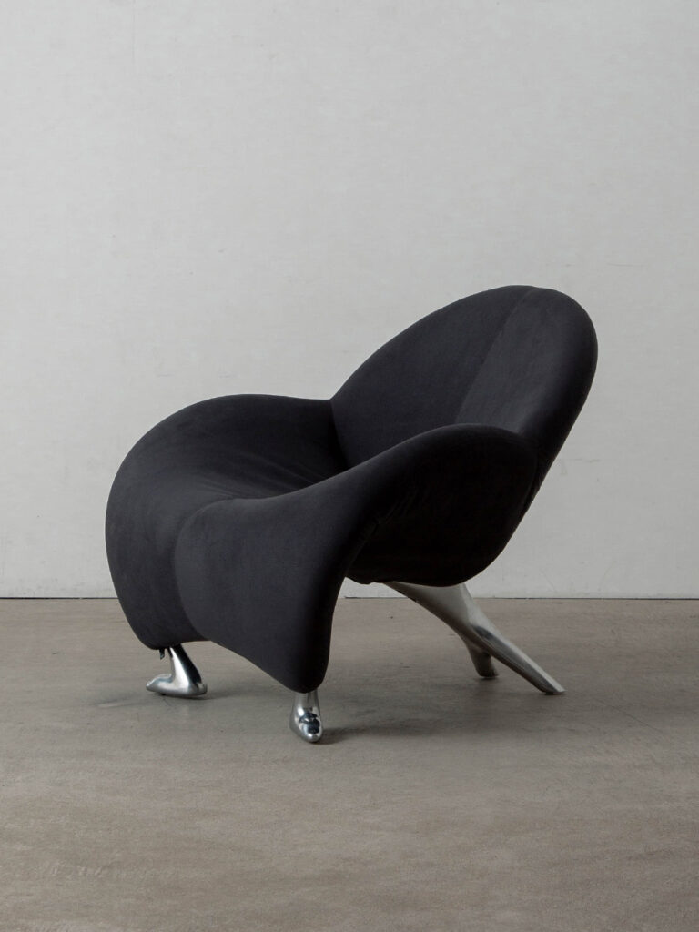 Papageno Lounge Chair Jan Armgardt for Leolux in Fabric and Metal