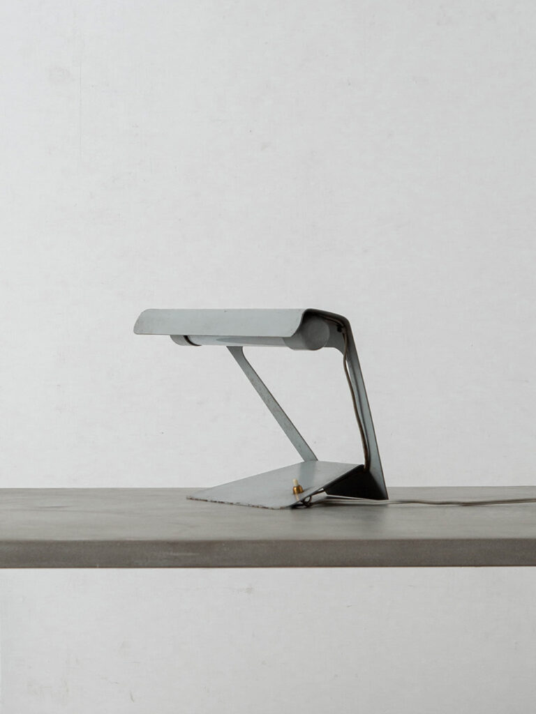 Desk Lamp by Charlotte Perriand for Philips in Steel